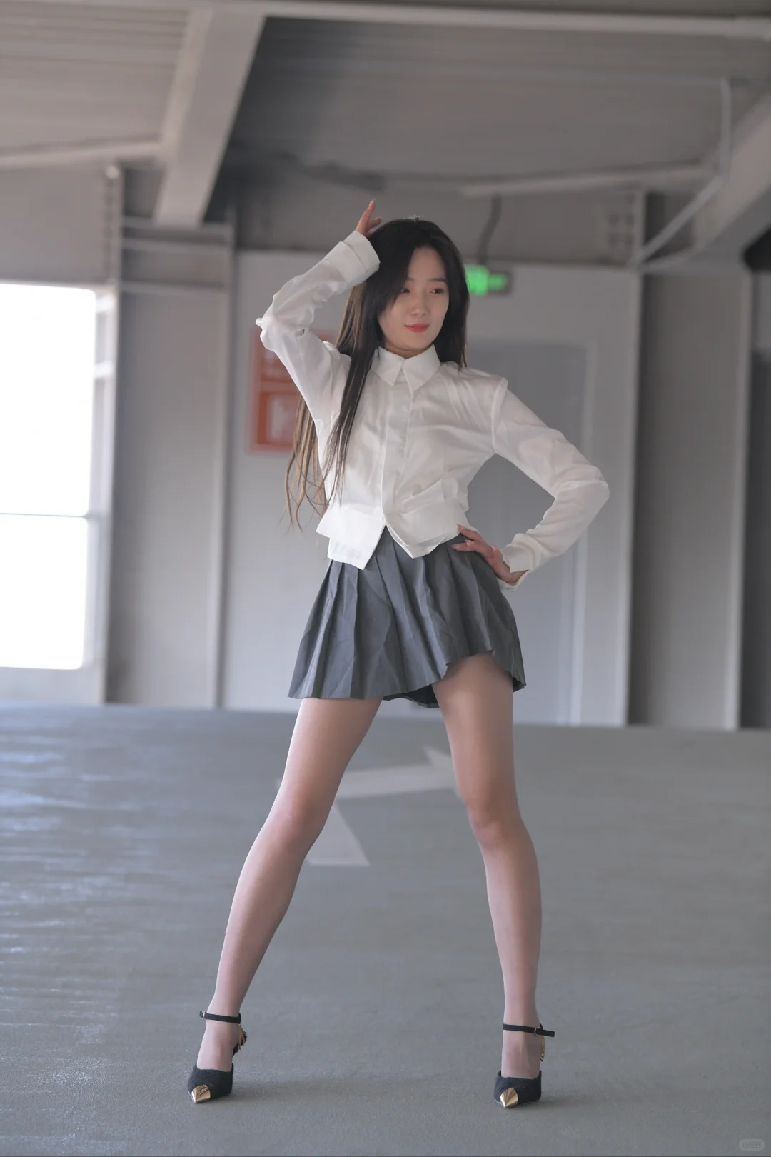 街拍：做最亮眼的春夏JK女孩