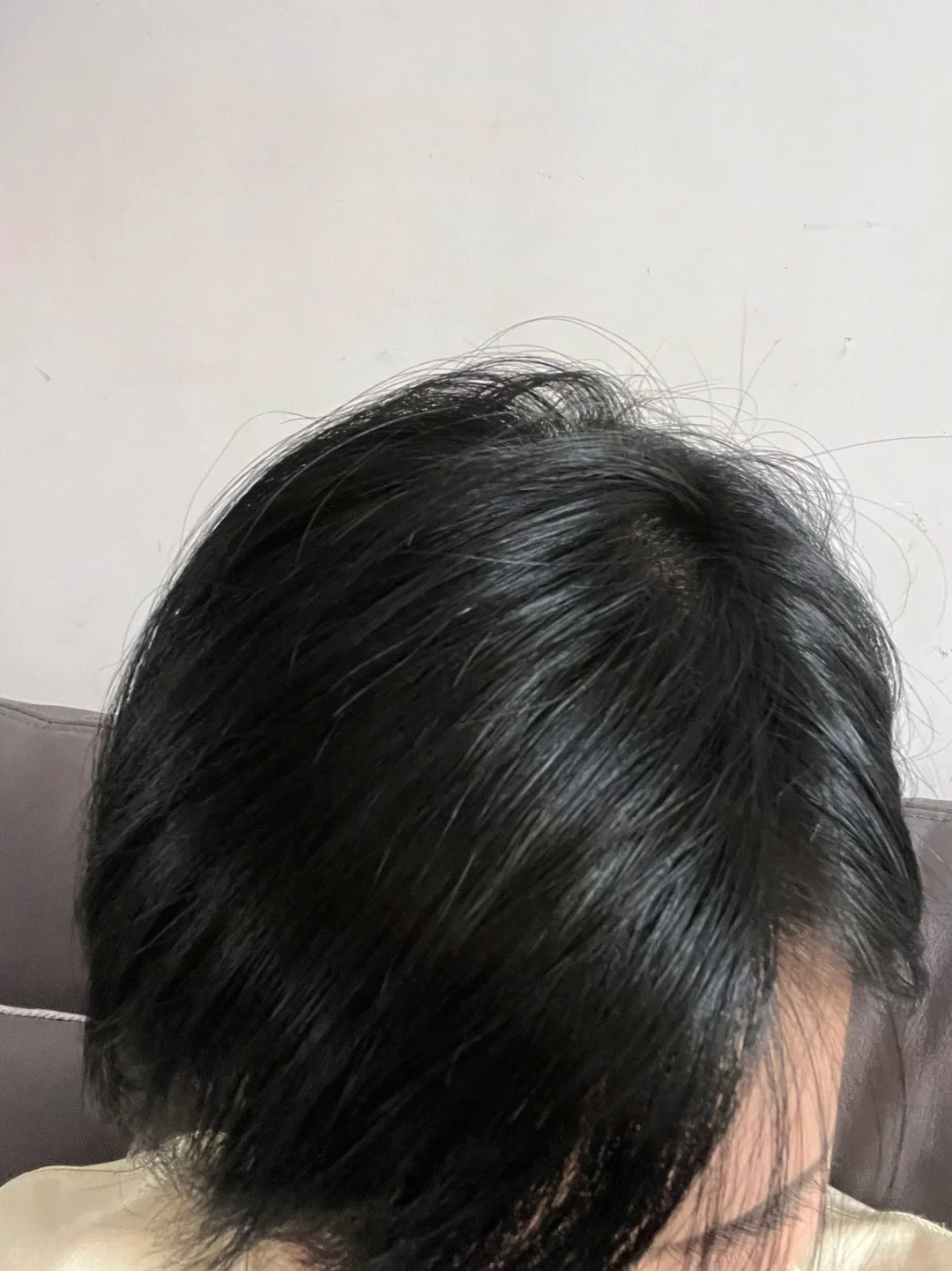 不染发后，白丝 黑 回来了