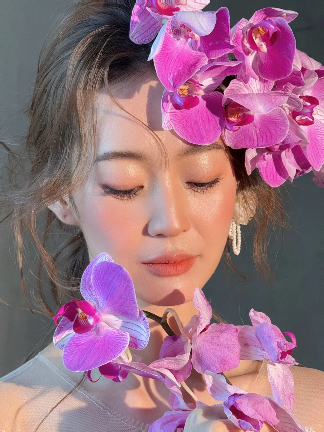 有被兰花花绝美的婚纱照美哭！