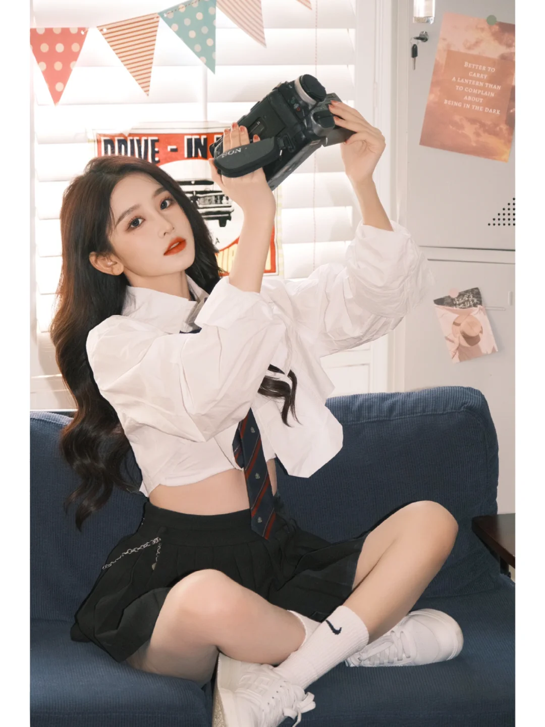 开学日超火美式学院风怎么拍