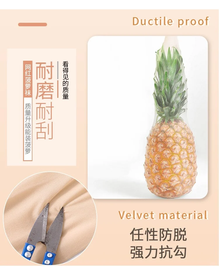 夏日必备?菠萝袜丝美肤袜