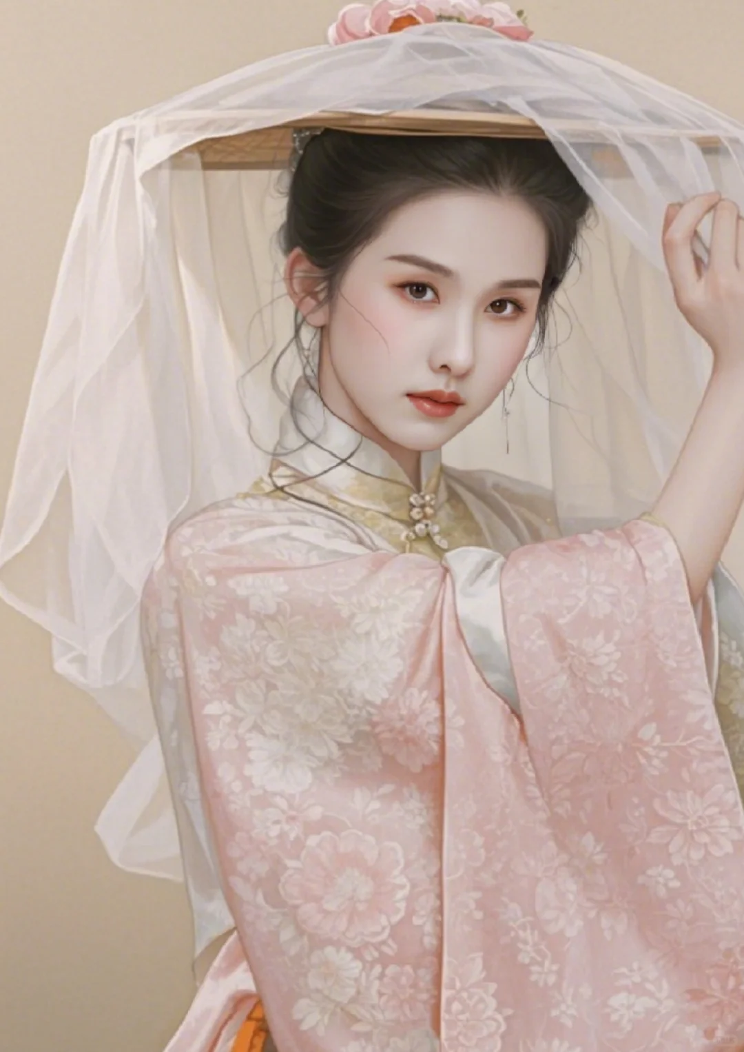 贵女，陈都灵，工笔画，素材