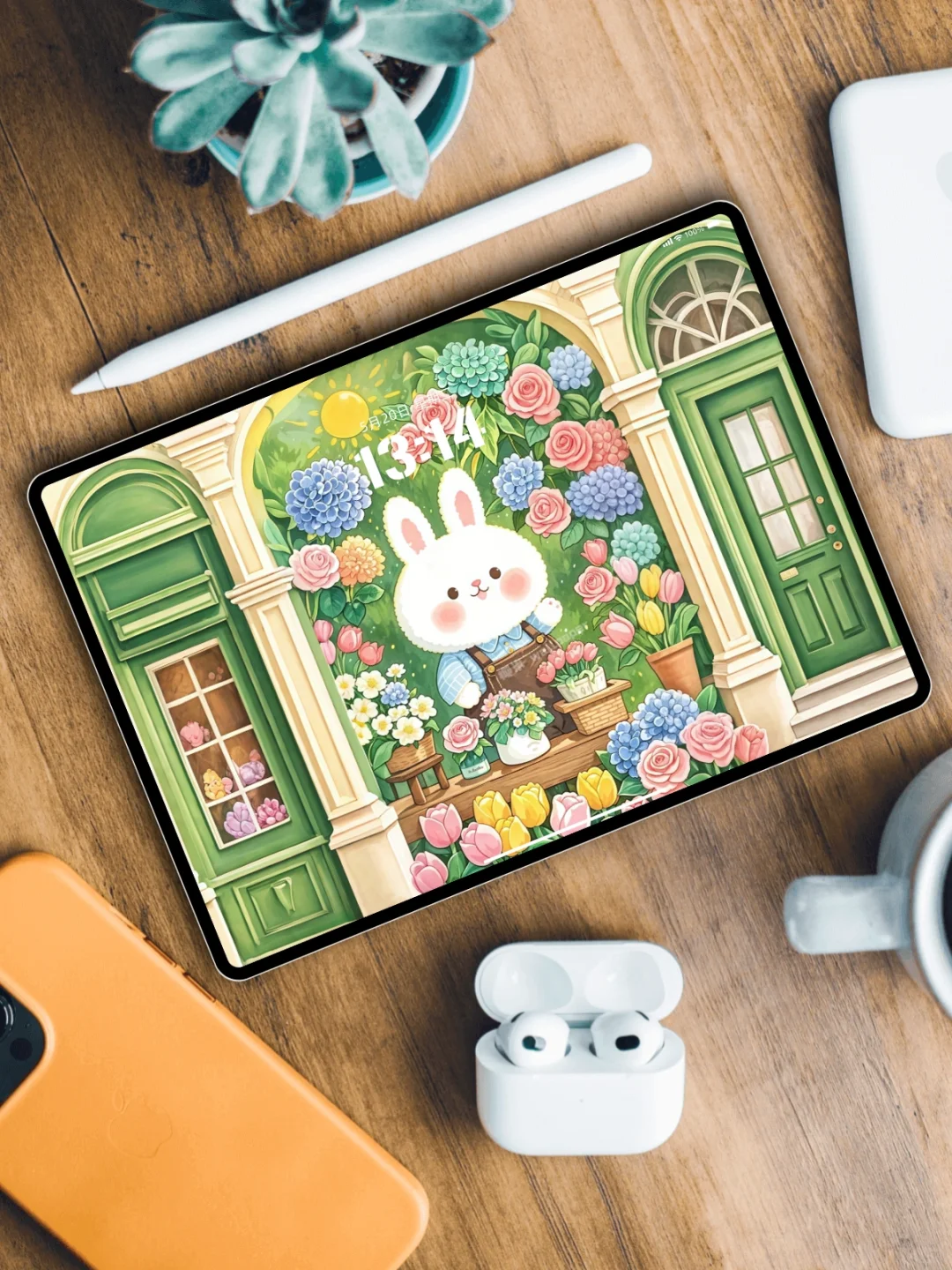 040‖春天平板电壁纸～?兔兔的花店?