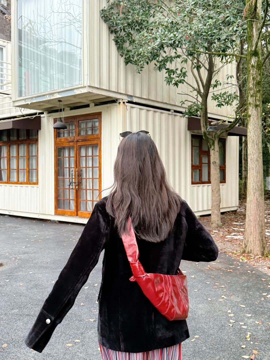宅女丝绒外套一些穿搭思路️6