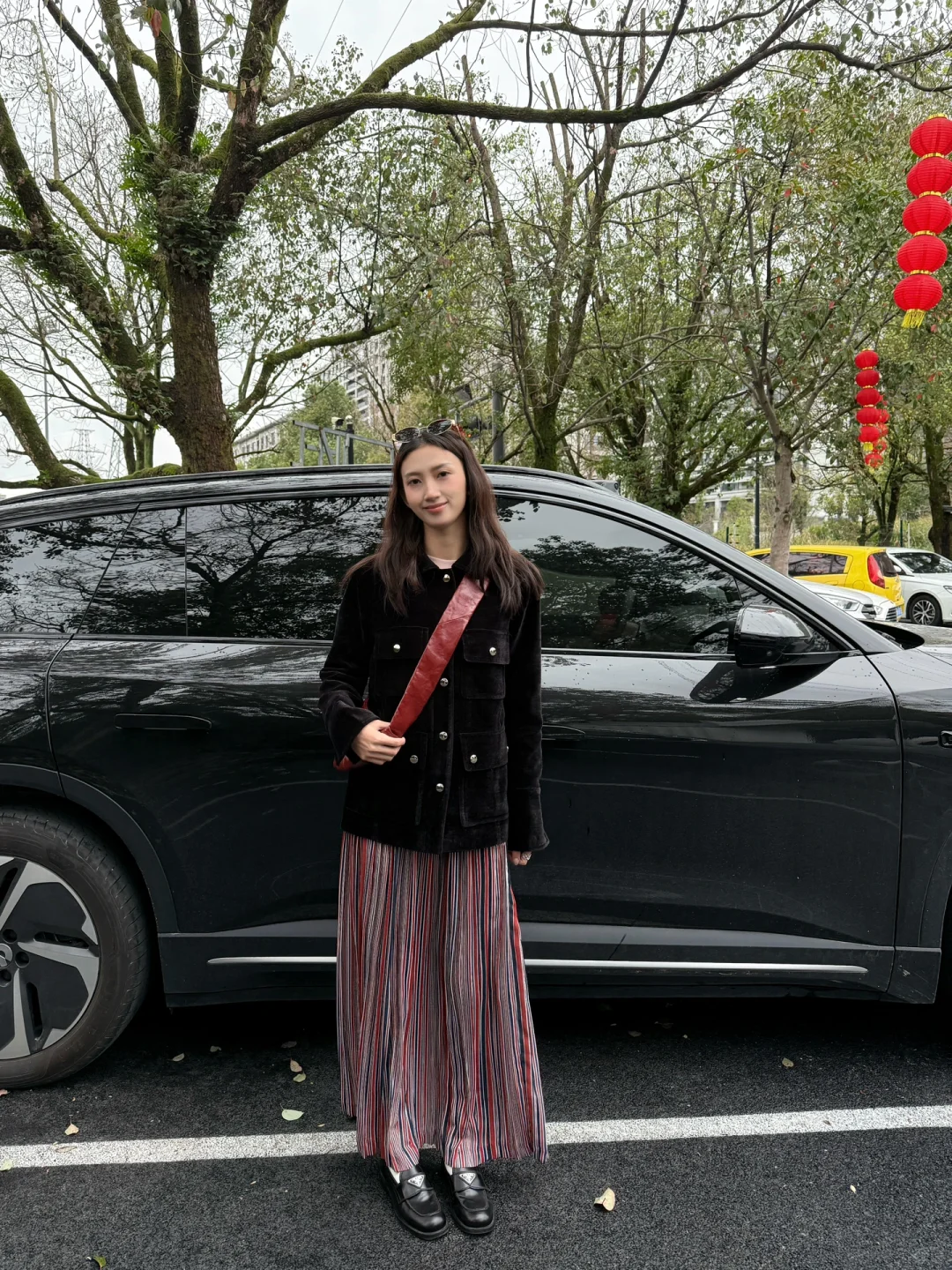宅女丝绒外套一些穿搭思路️6