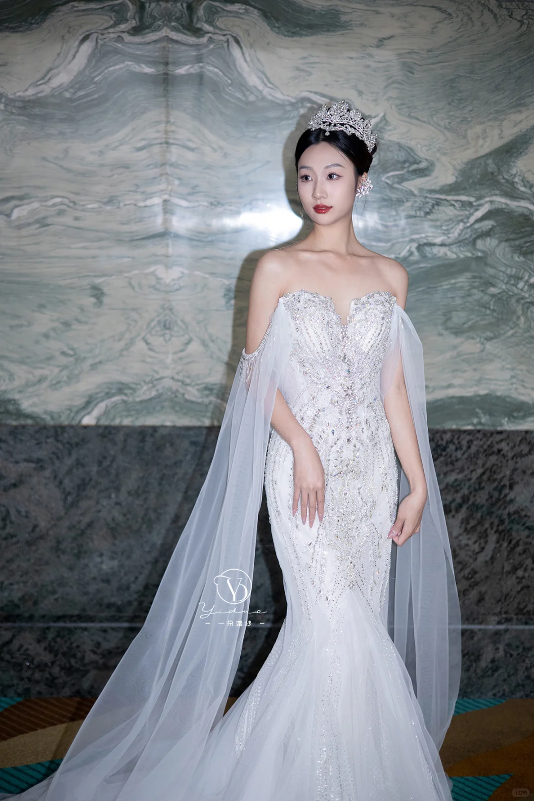 让人一眼心动的韩式鱼尾婚纱｜婚礼吸睛神器