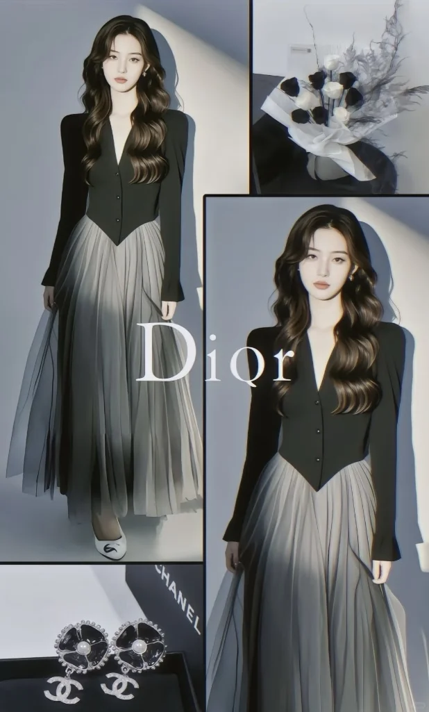 绝美😍这条裙子真的绝✨✨黑月光👗✨✨😍😍😍😍