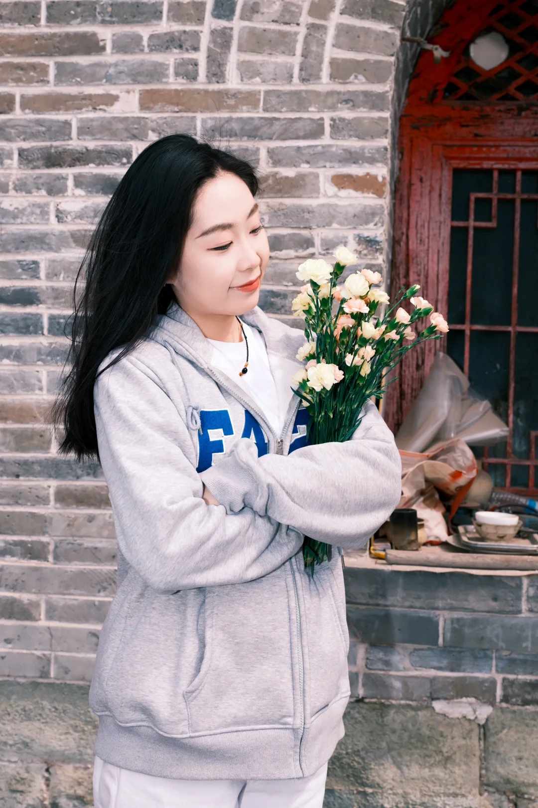 府谷约拍｜捧花女孩👧🏻🌸🌿
