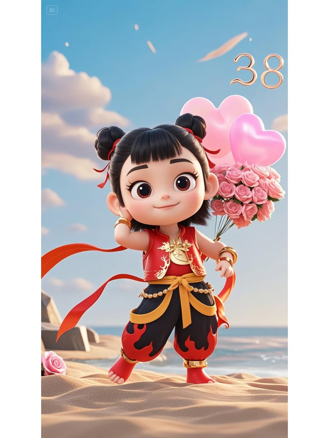 #女神节快乐#三八节#朋友圈文案#哪吒壁纸Ⅱ