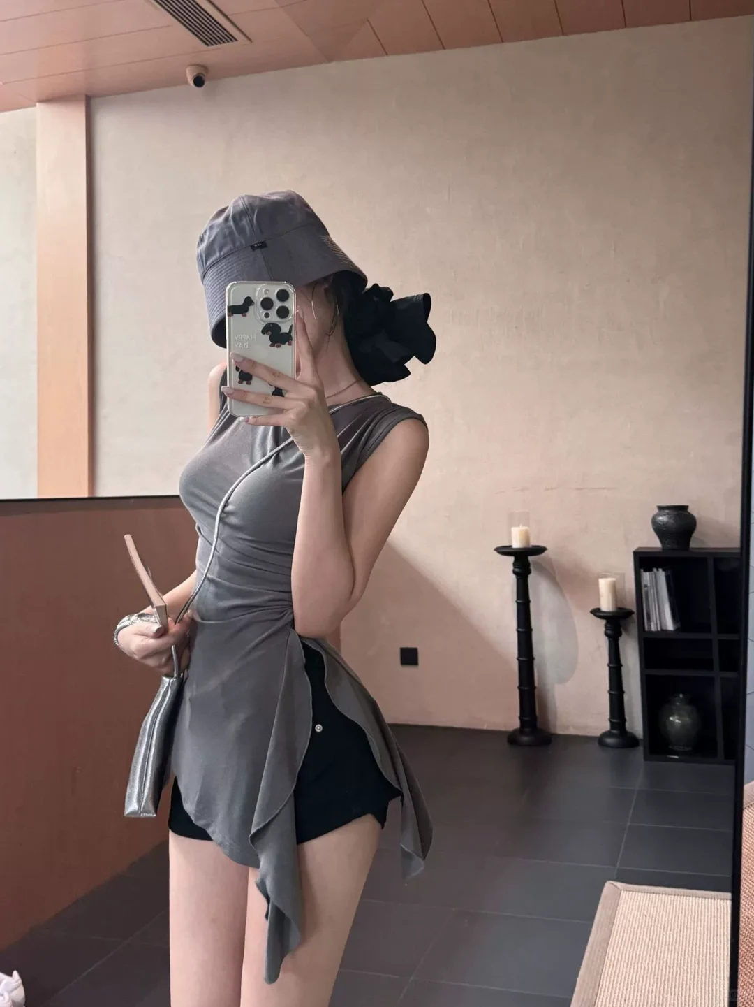 夏日必备💫灰色小众T恤