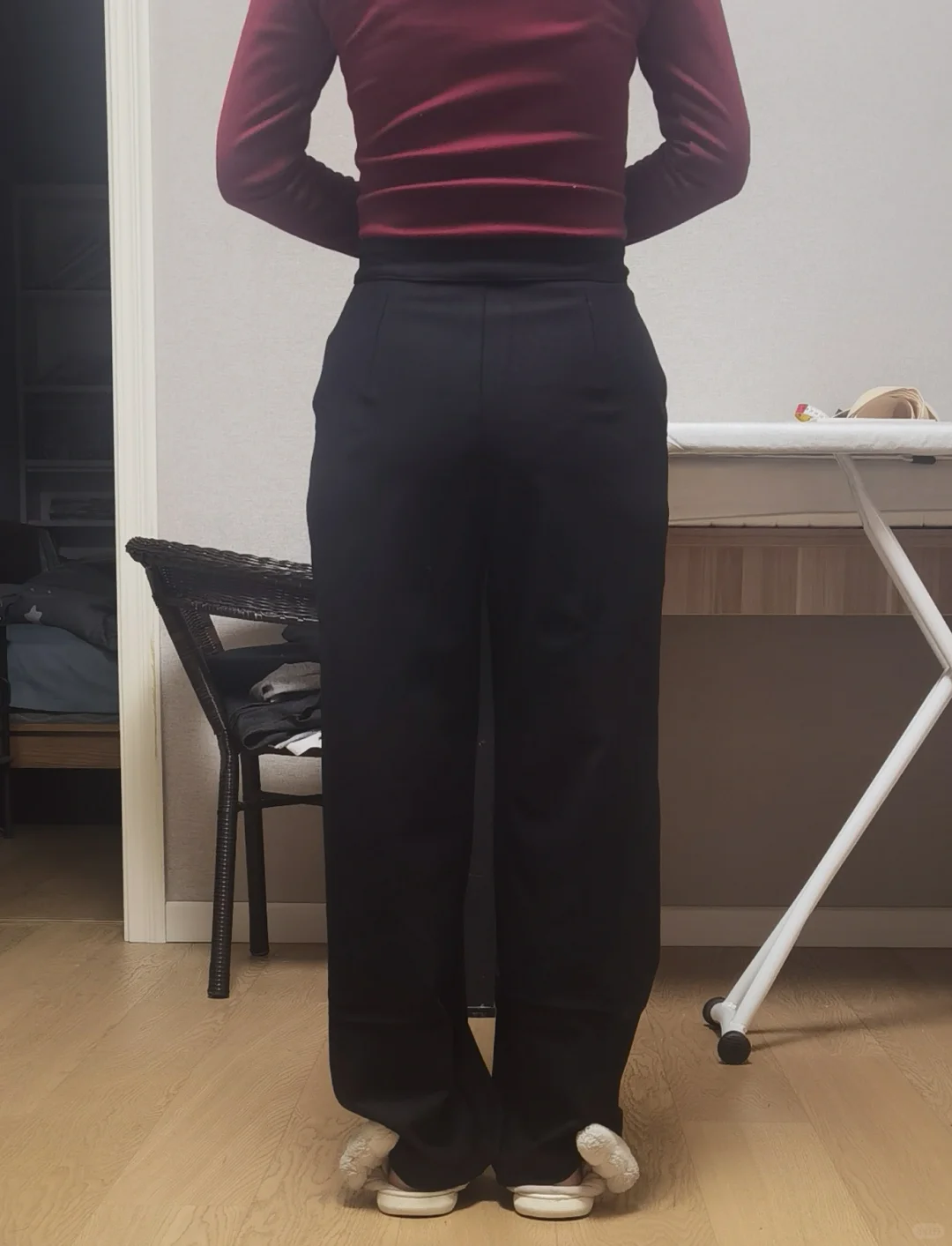 跟一条裤子刚上了