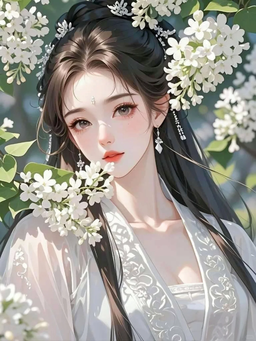 ✨误入凡间的白衣古风仙子