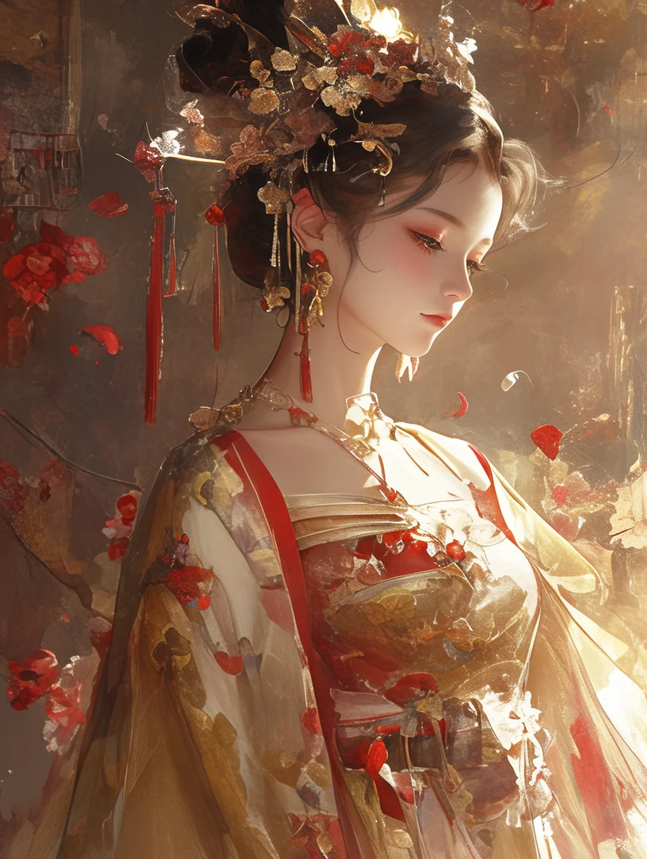 古风｜云想衣裳花想容，春风拂槛露华浓～