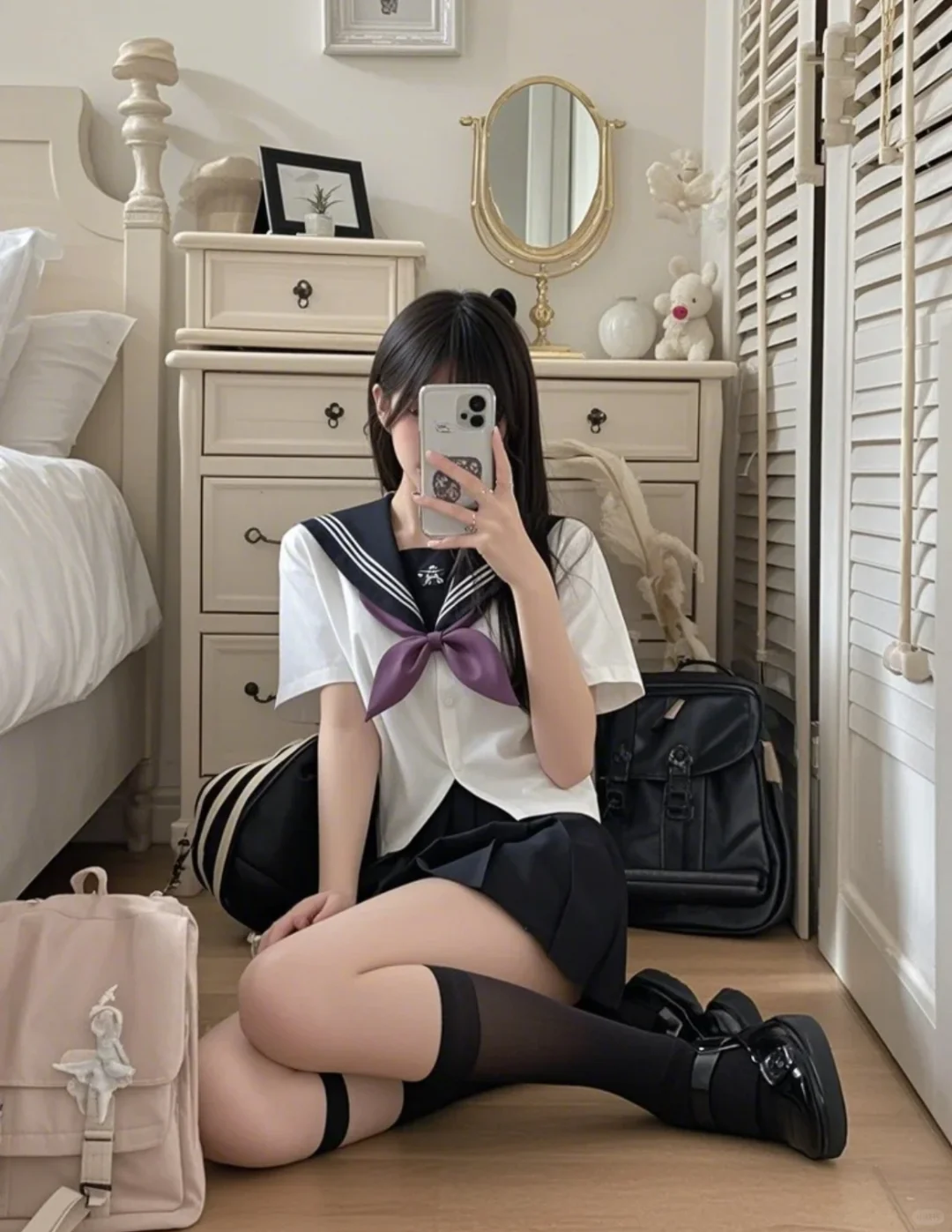 😍谁能拒绝JK美少女？