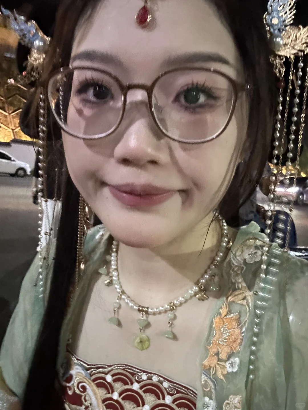 在婺女洲拍到了超满意的古装