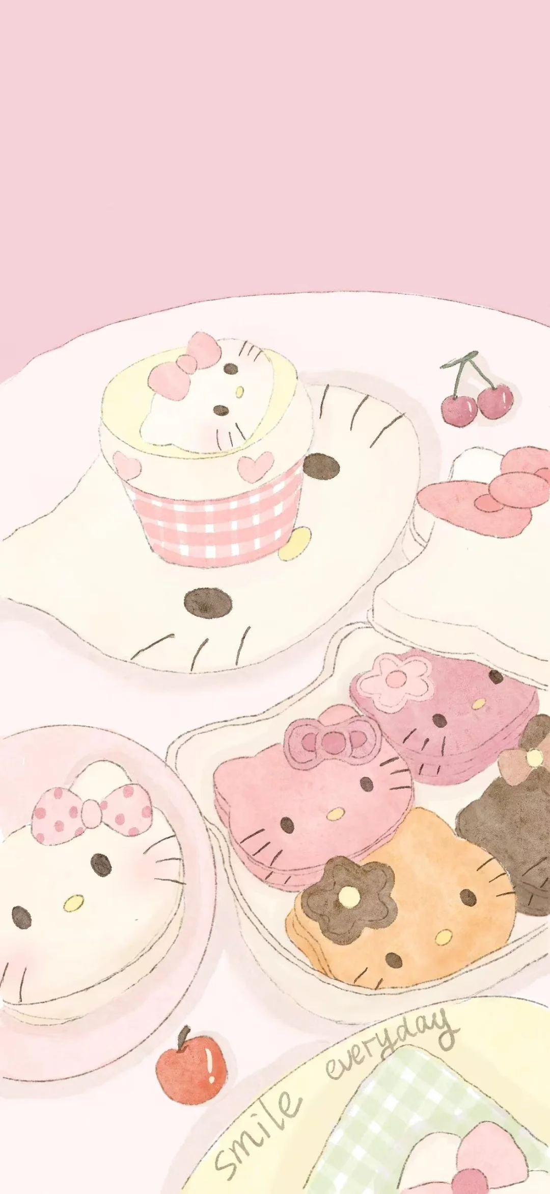 给宝宝们分享一波kitty壁纸