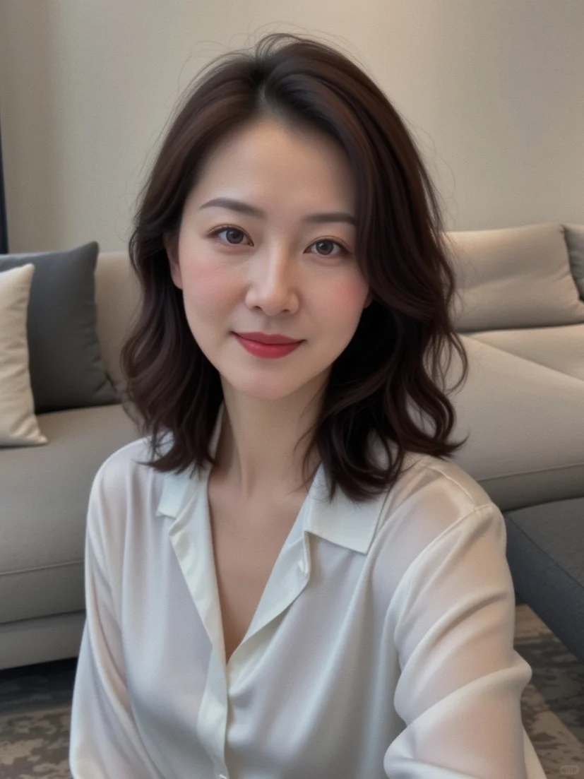 42岁单身阿姨，散发出成熟的气质