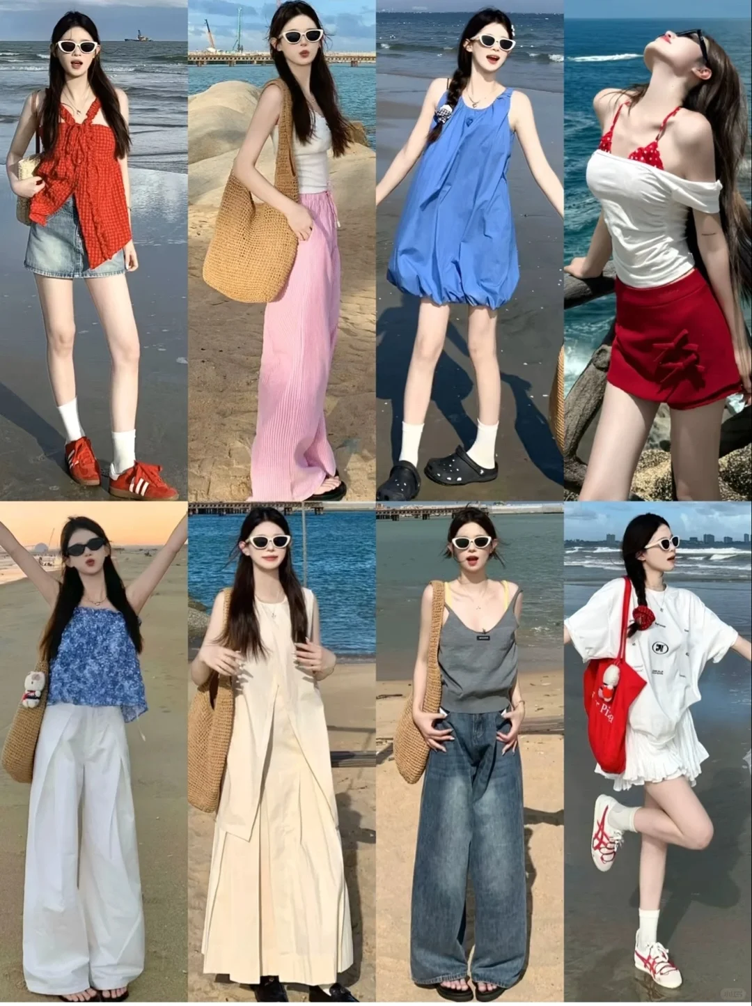 夏季海边穿搭