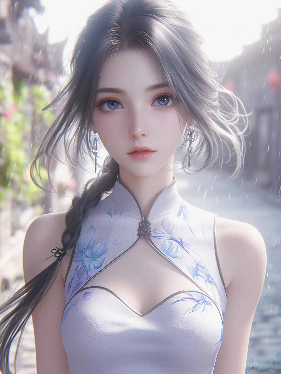 旗袍风格女生头像（326）