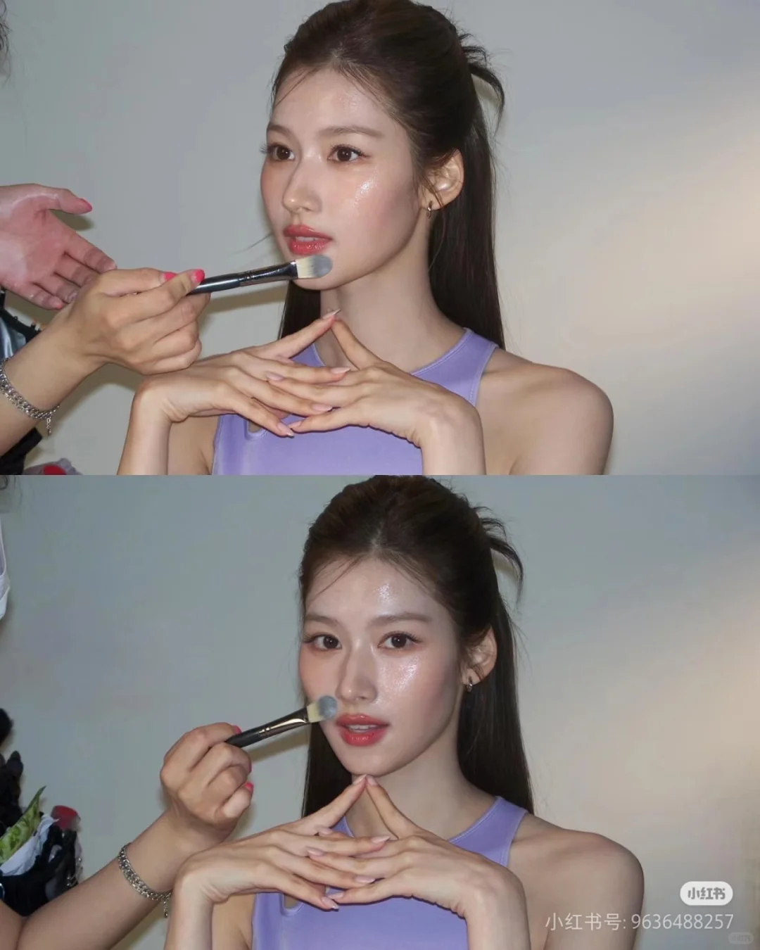欣赏下樱花妹的白开水妆，美到了～