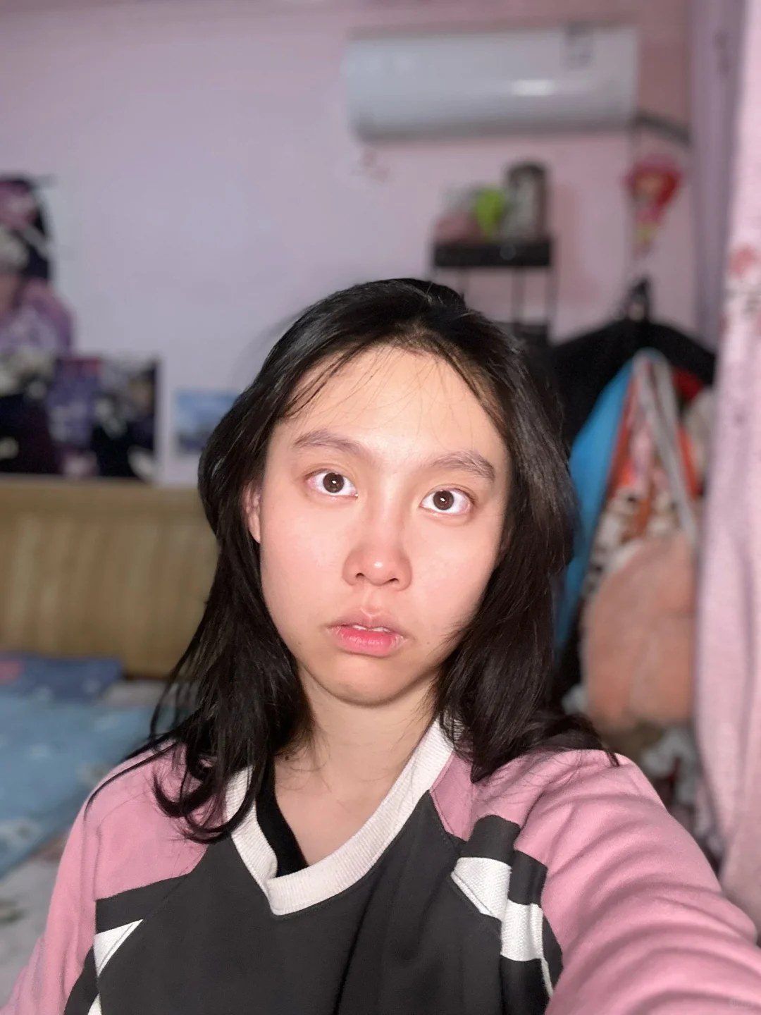 学生素颜照，清新不做作
