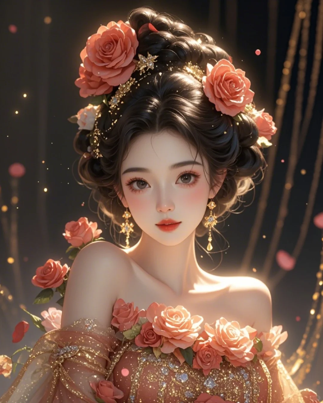 ✨玫瑰盛开，花仙子降临✨