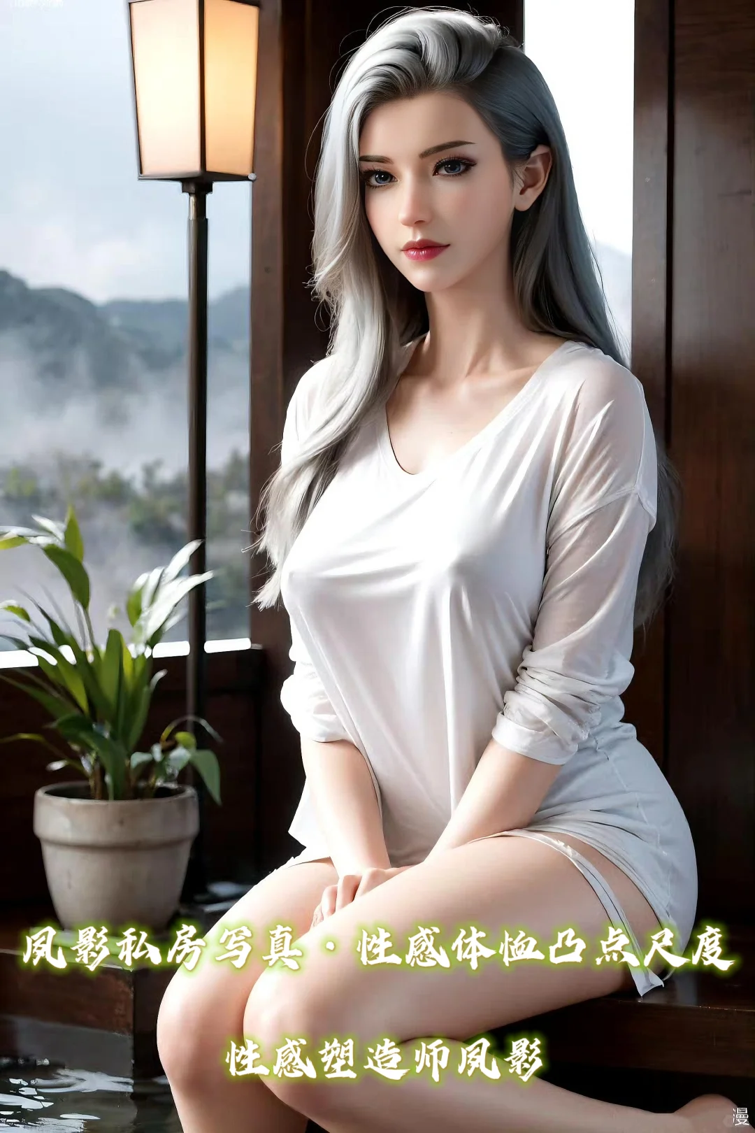 夙影私房写真·性感体恤凸点尺度·性感美