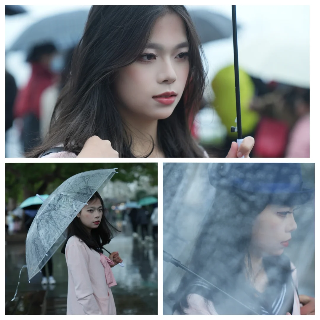 阴雨天拍人像才是真·日系天花板！