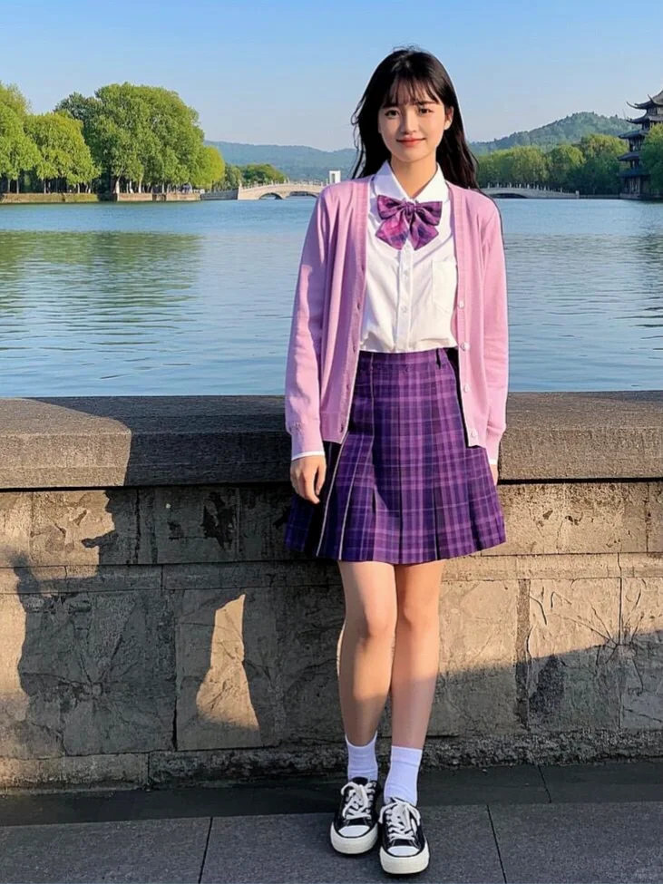 27岁穿JK制服被喊学妹！轻熟女减龄秘诀