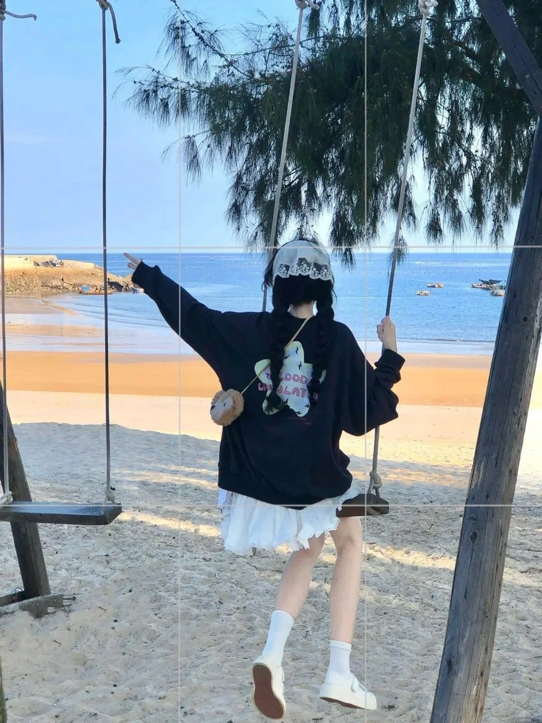 1️⃣2️⃣个海边拍照📷姿势氛围感直接拉满啦～