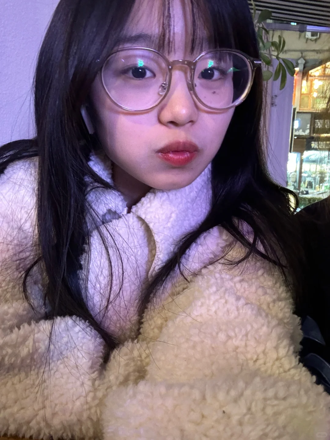 后来看了照片才发现
