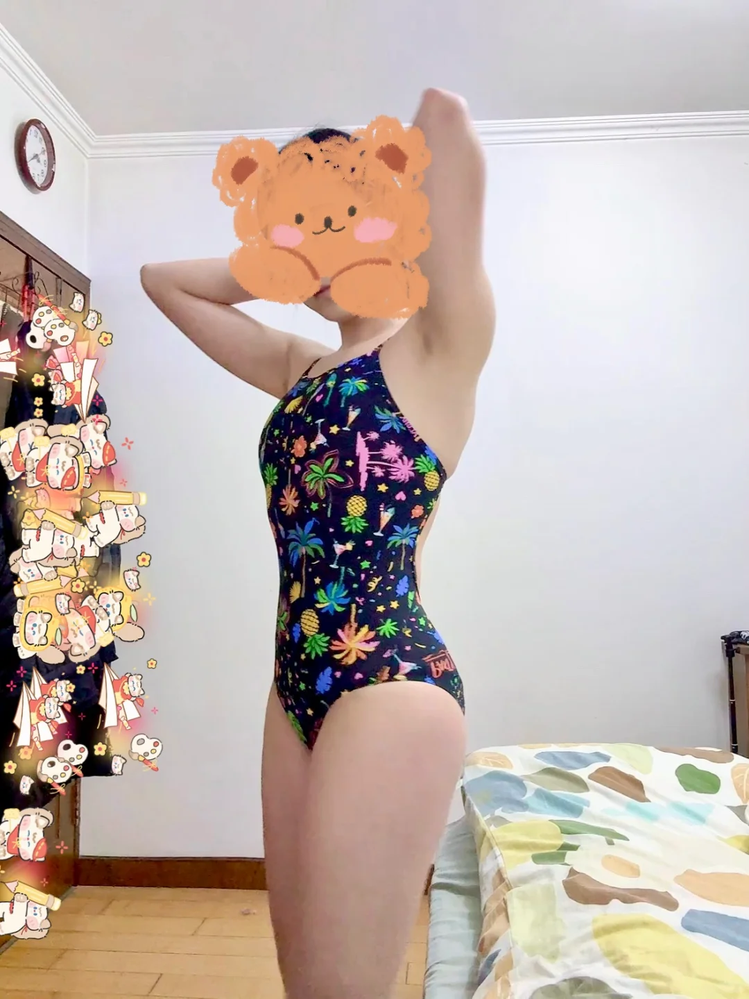 岸上有点病，下水就正常了！去🏊‍♀️测评新🩱