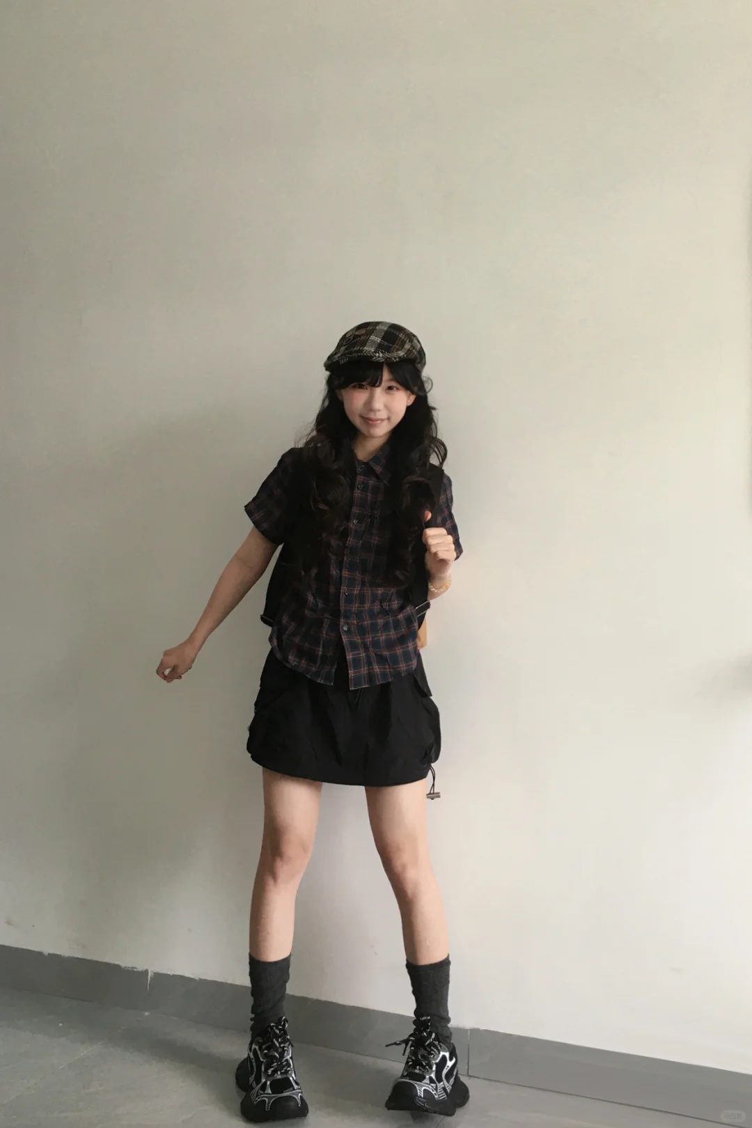 🔍格纹少女穿搭｜复古轻亚的甜辣女大！！
