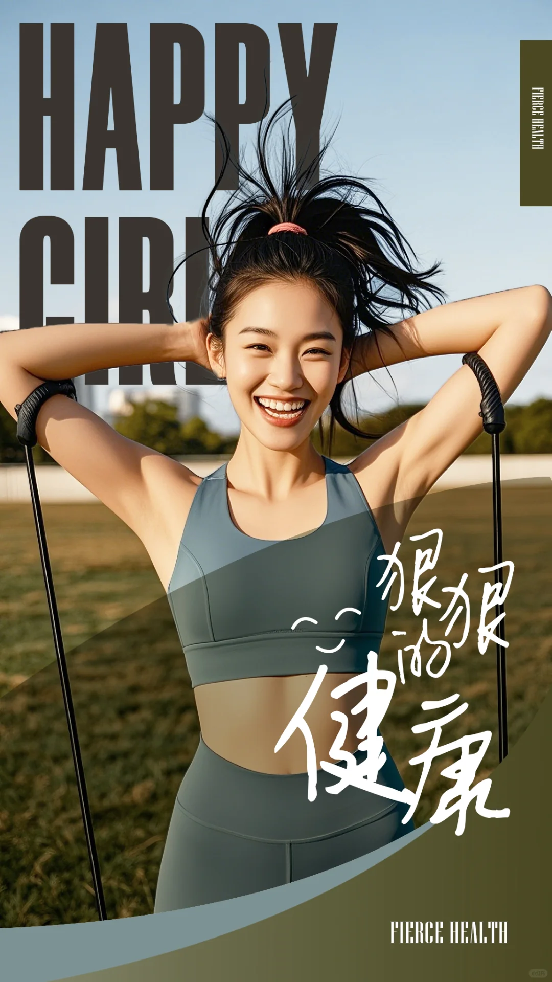 运动海报 | 女孩们给我狠狠的快乐起来