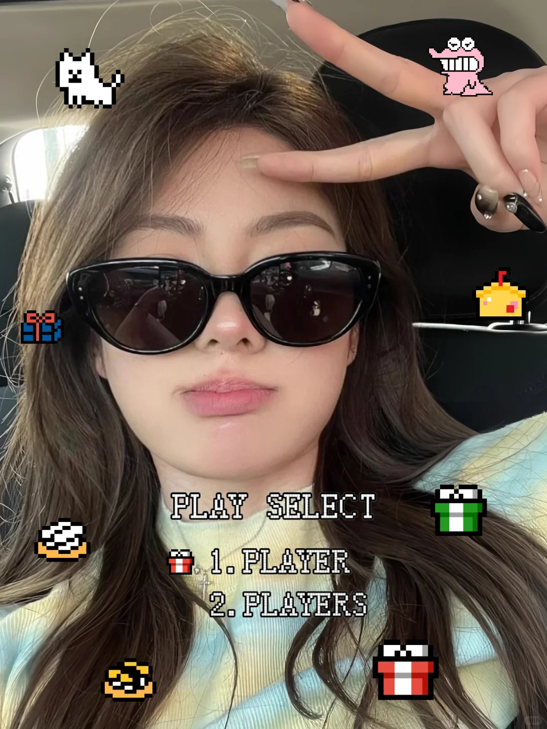 【🔥美式复古猫眼墨镜杀疯了！戴上直接晋升好