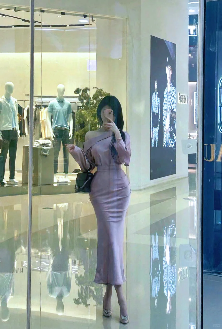 优雅女人味粉色礼服裙👗