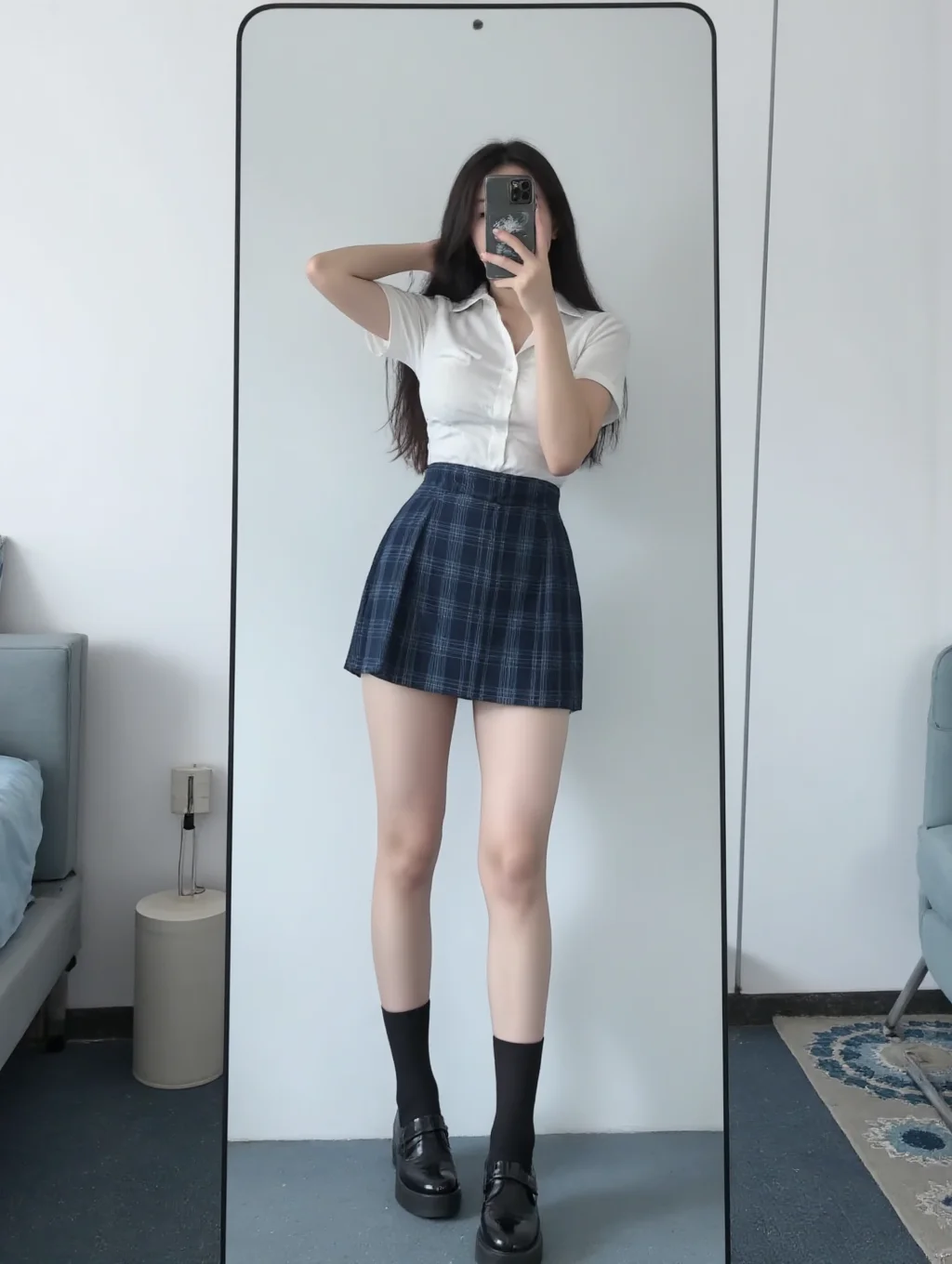 微胖女孩的穿搭