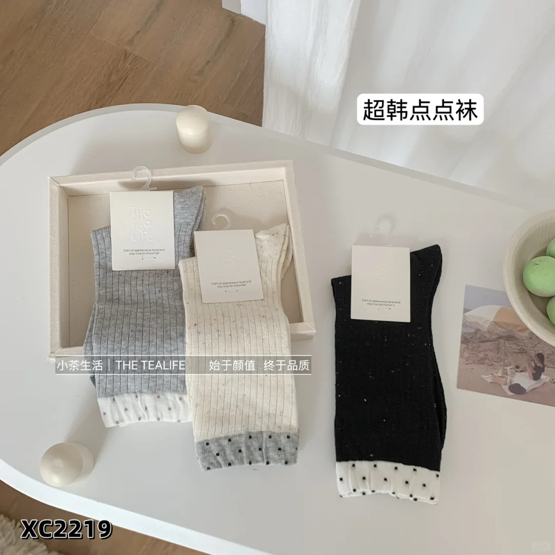 超韩点点袜