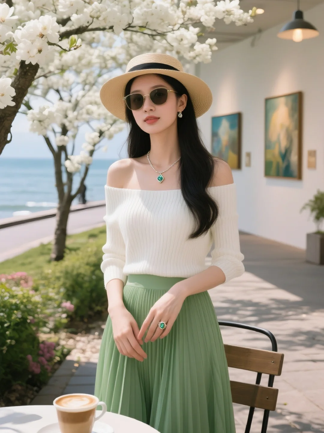 海边春日氛围感穿搭 | 被追着问链接