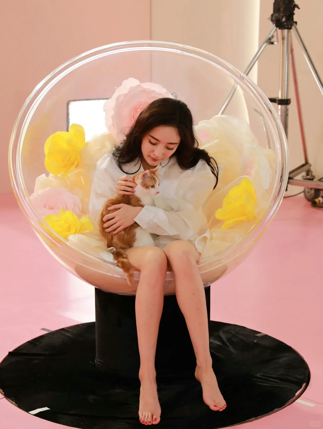 【杨幂】冻龄美女杨幂，美腿逆天的不老神话