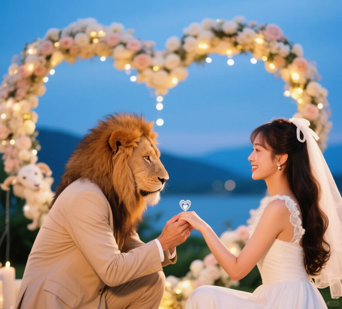 🔥狮子男💍白羊女这场求婚甜到窒息✨