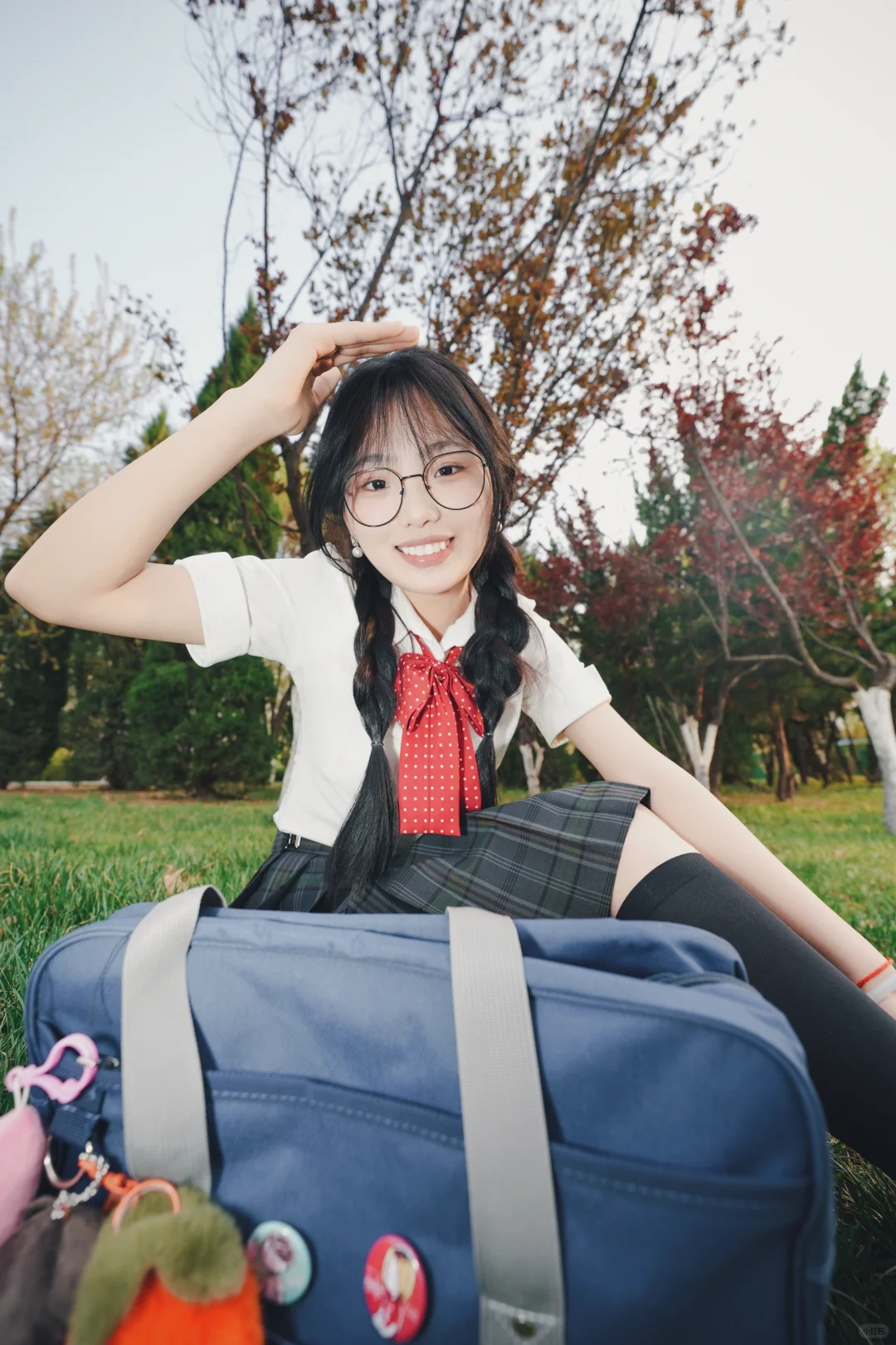 溢出屏幕的少女感 日系唯美制服写真