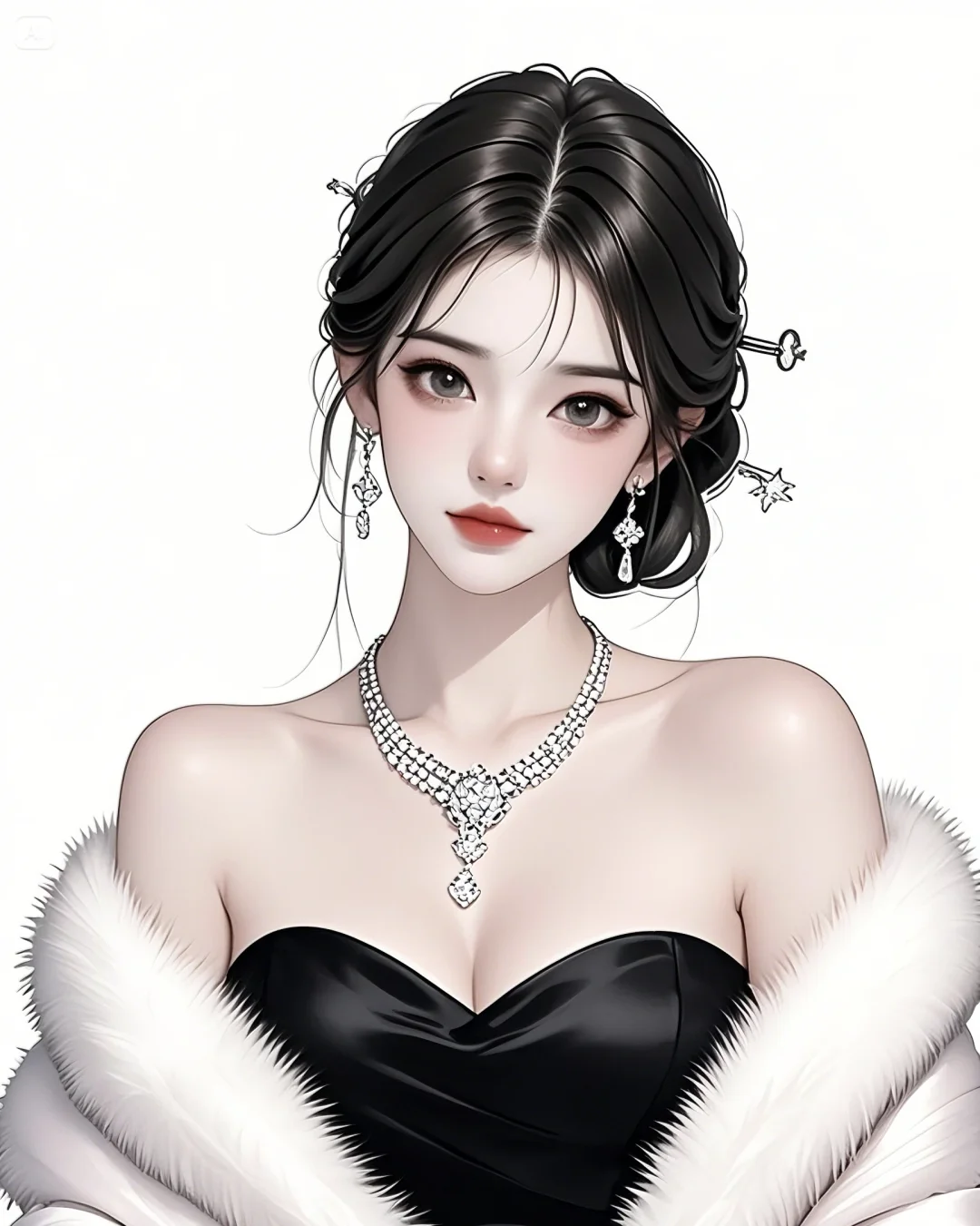 原创气质女生头像