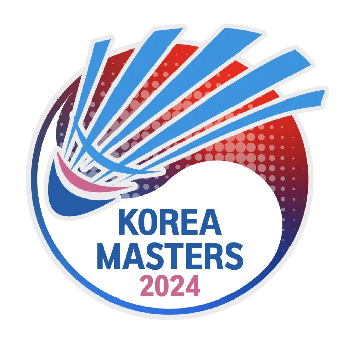 2024年韩国羽毛球大师赛国羽各单项签表