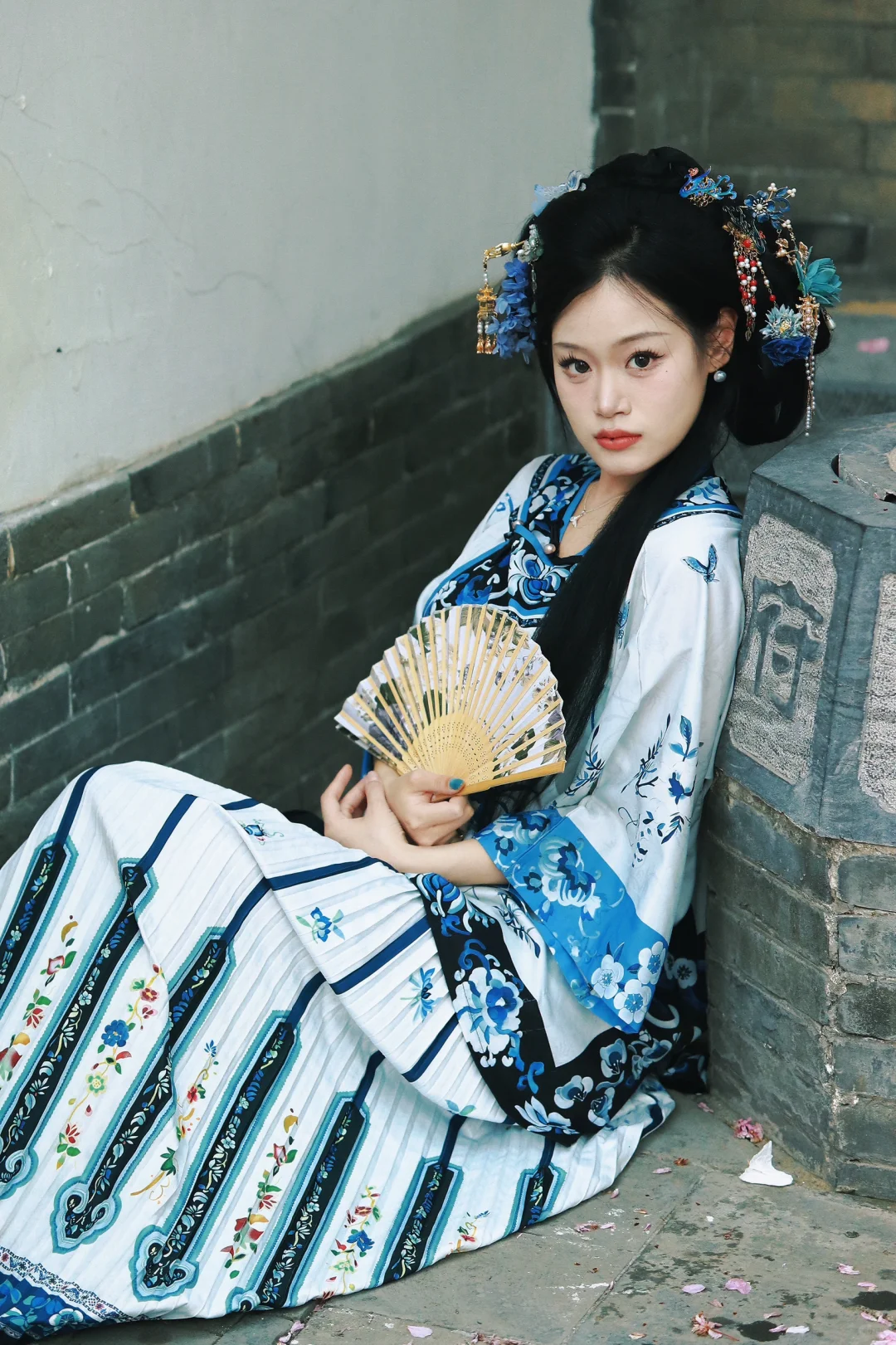 河间｜📷这身清汗女带着点破碎感！