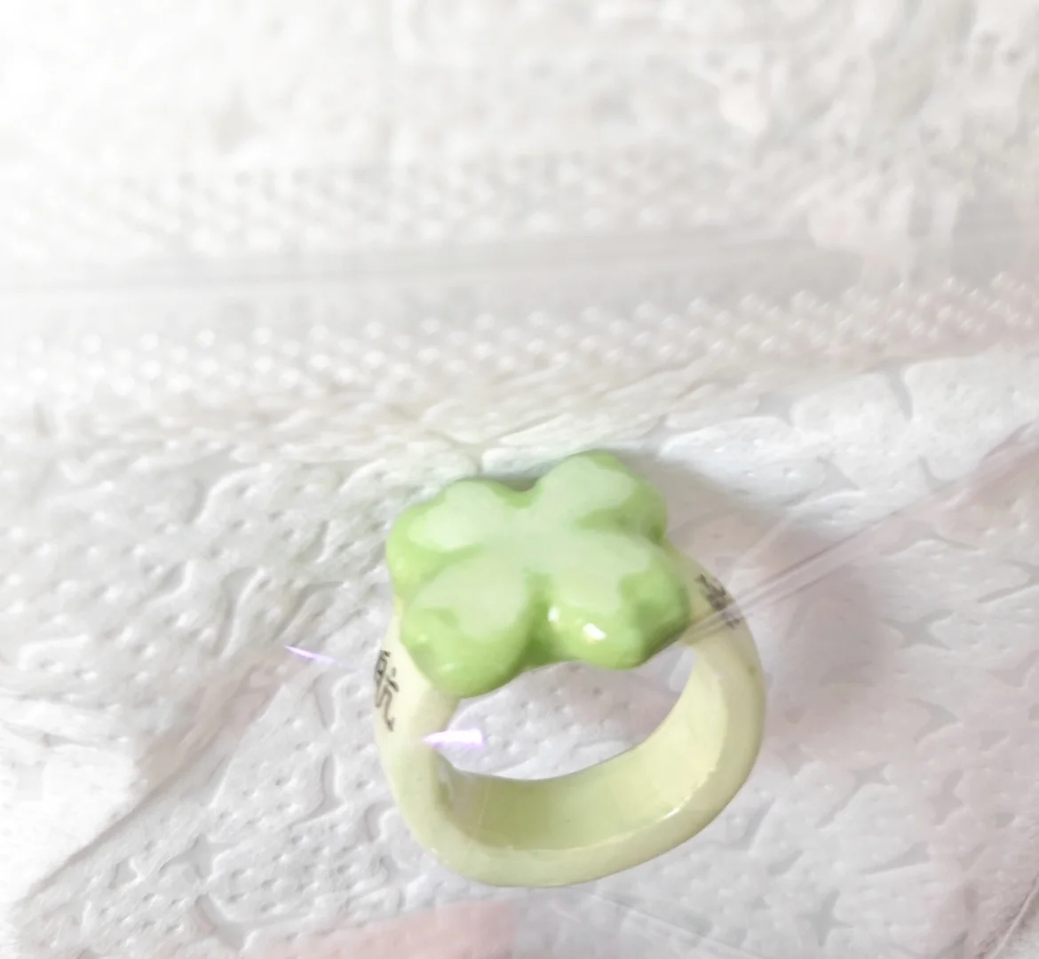 这是什么幸运草戒指！💚💚💚