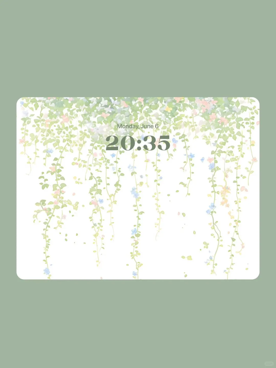 春日里的小碎花壁纸