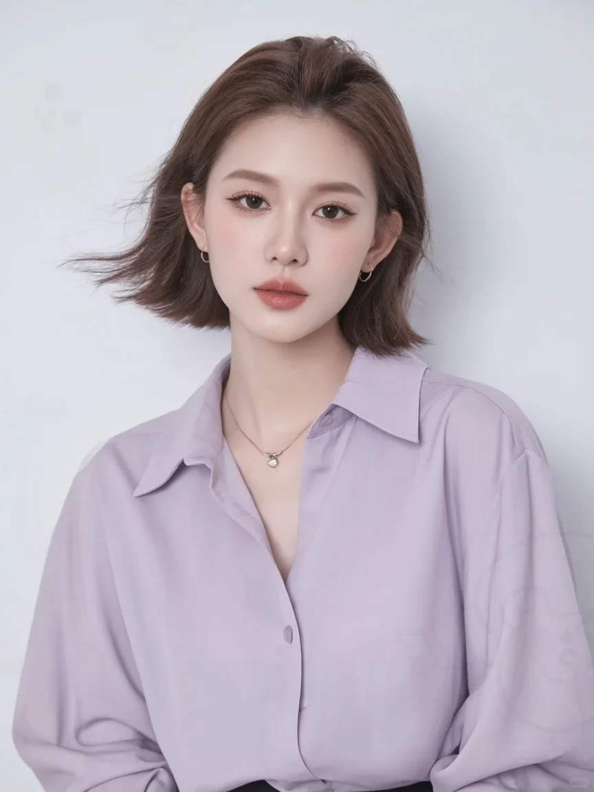 就喜欢这样的帅气美女
