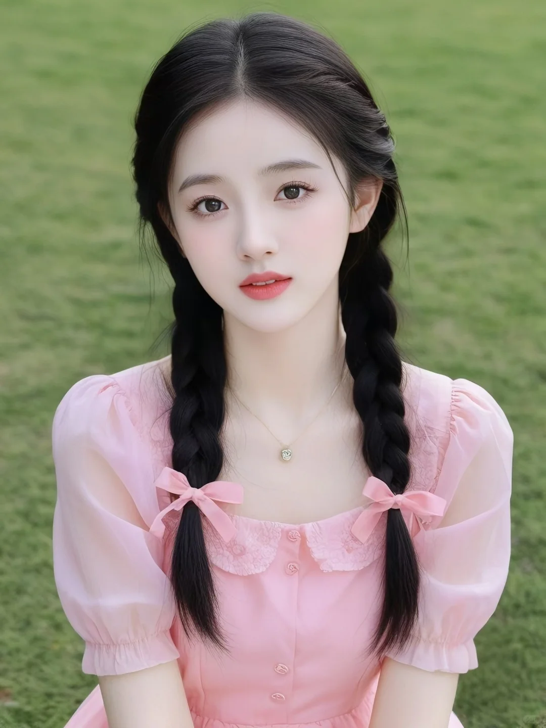 偶尔可爱一下😉（ai美女非真人）
