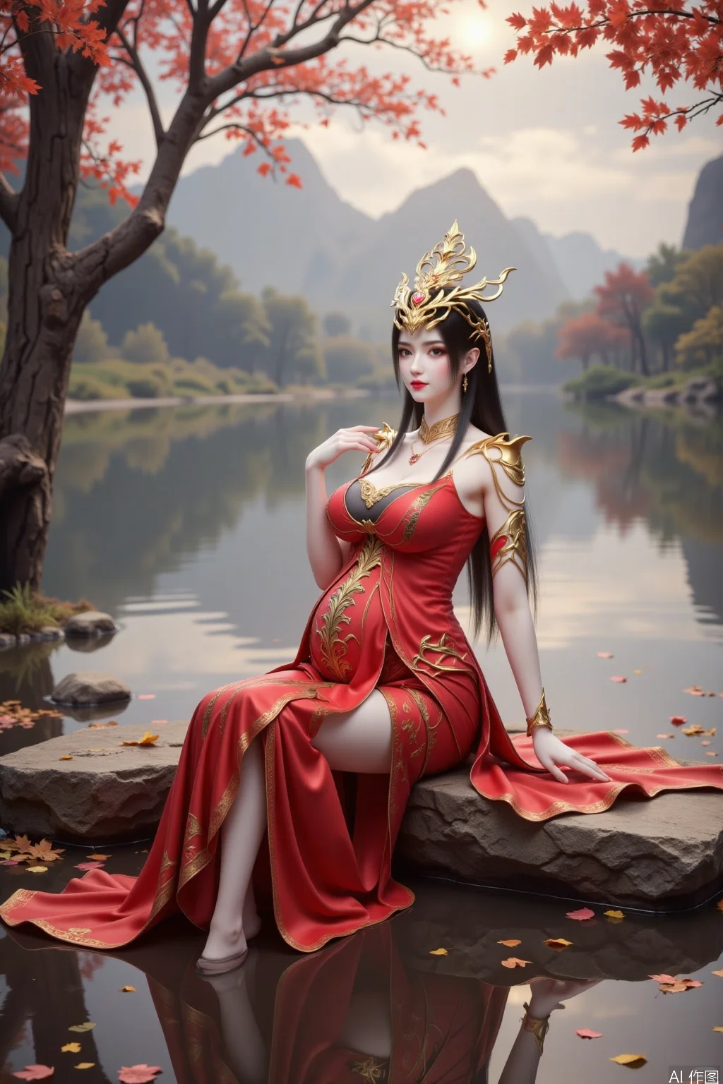 斗破苍穹美杜莎女王这个时候应该显怀了吧？